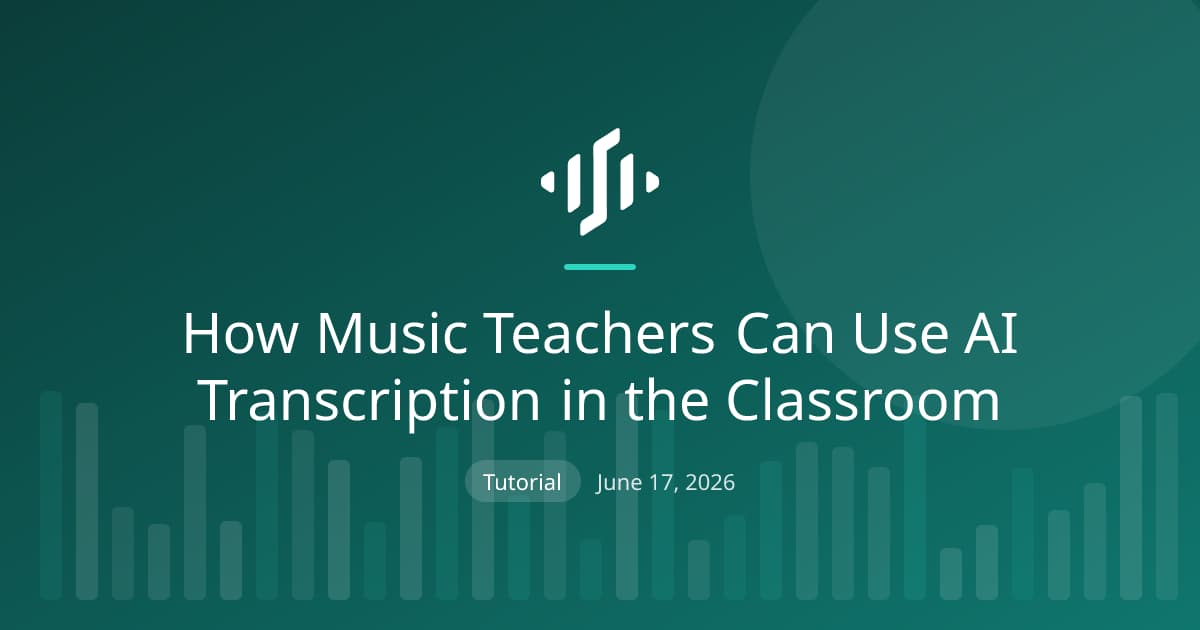 AI transcription in the music classroom: custom repertoire, mixed-ability parts, and ear training for students