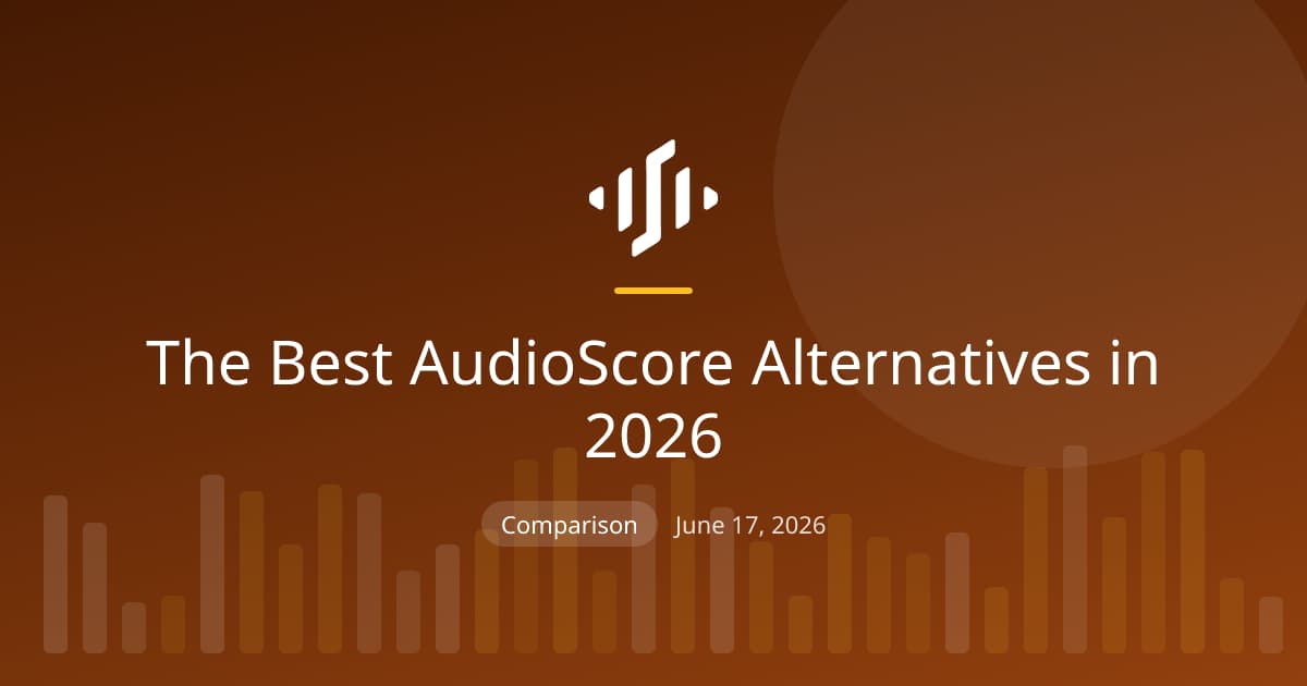 AudioScore alternatives in 2026: modern AI audio-to-notation tools compared on platform, instruments, and price