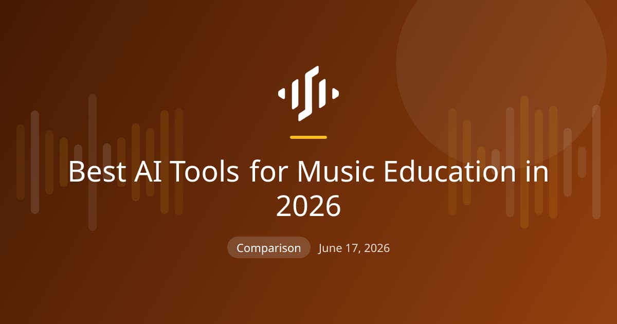 AI tools for music education in 2026: transcription, ear training, practice feedback, and sight-reading by job