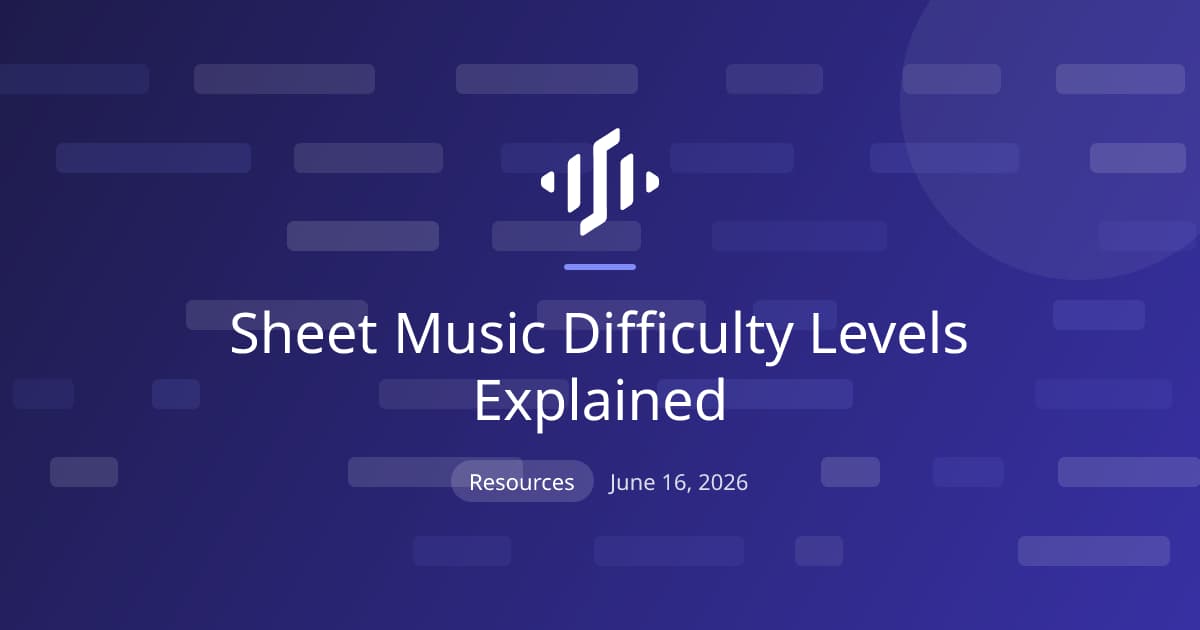 Sheet music difficulty levels explained: what makes music hard to play and how ABRSM and RCM grades compare