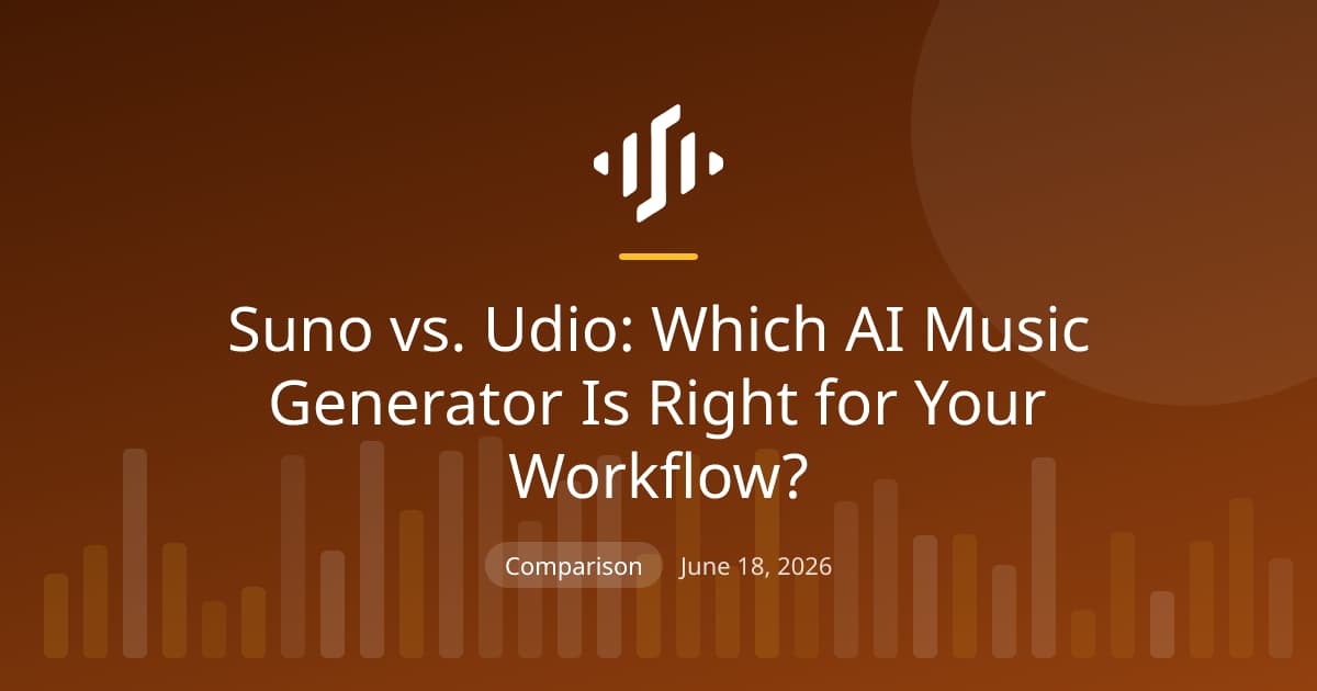 Suno compared with Udio: sound quality, stems, MIDI export, commercial rights, and pricing for a musician's workflow