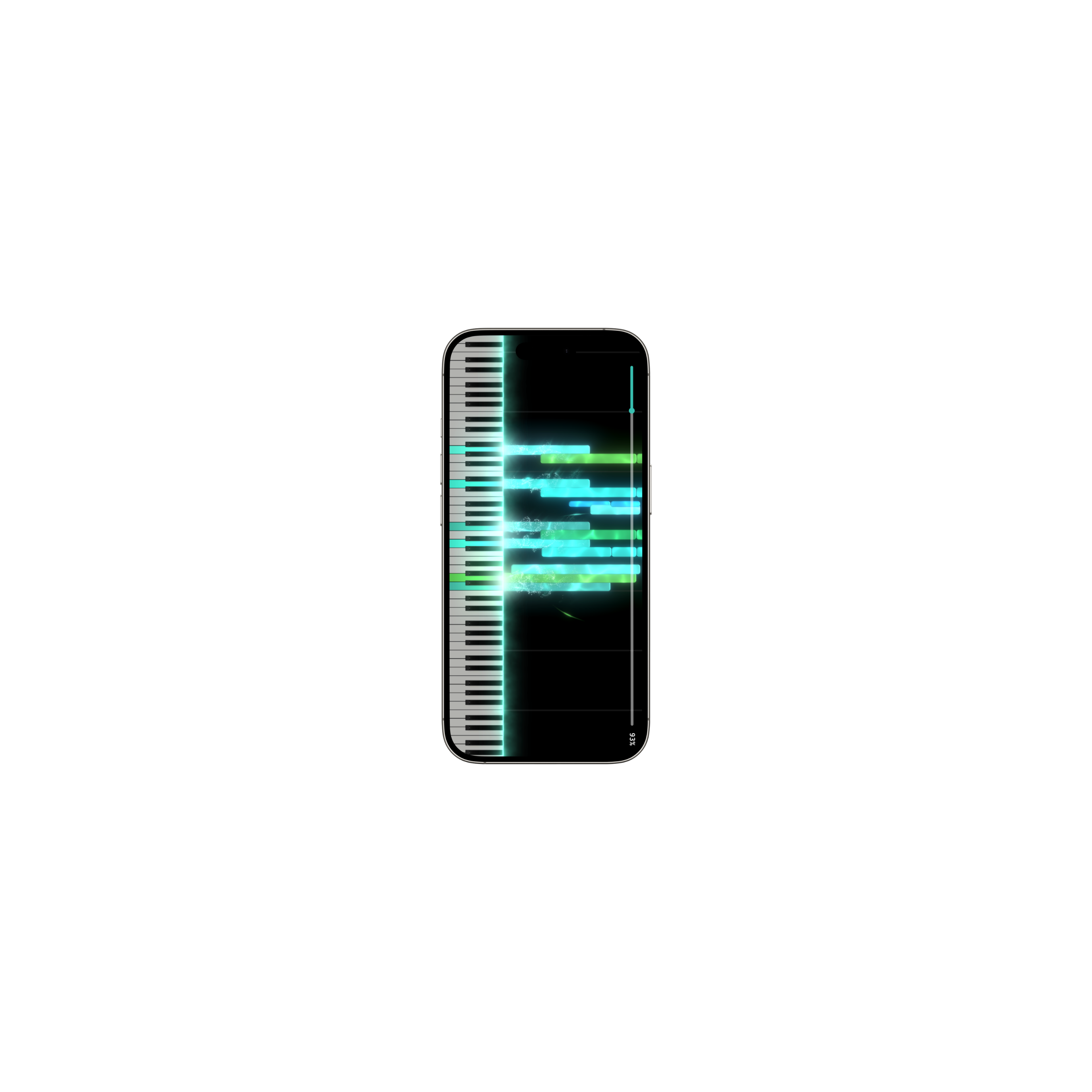 Music learning app interface