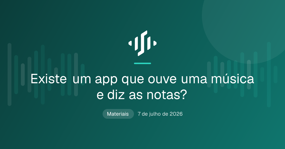 Um app ouvindo uma música e escrevendo as notas numa pauta e num piano roll